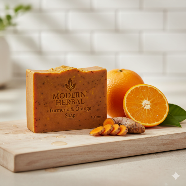 টারমারিক অরেঞ্জ সাবান – এলার্জি ও চর্মরোগে কার্যকর হারবাল সাবান | Monthanda